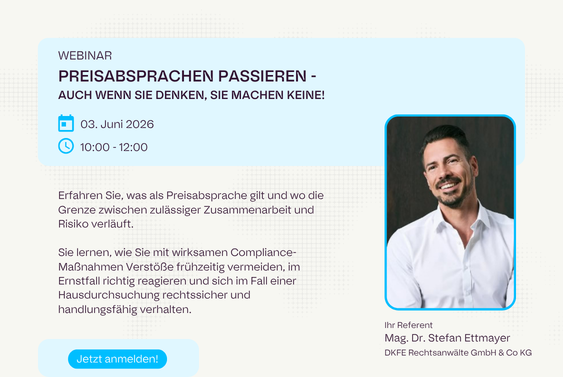 Preisabsprachen passieren – auch wenn Sie denken, Sie machen keine!