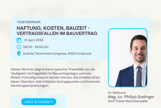 Haftung, Kosten, Bauzeit – Vertragsfallen im Bauvertrag und wie Sie typische Risiken erkennen und vermeiden.
