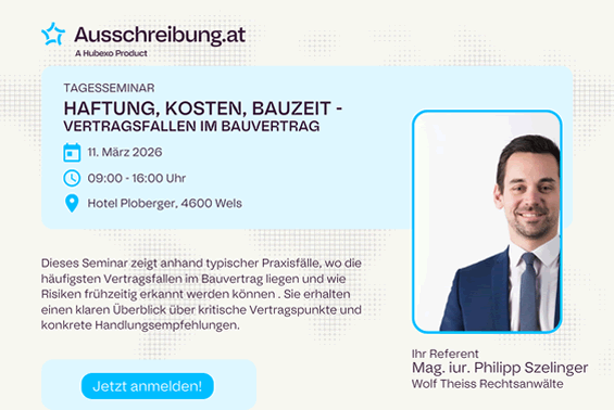 Haftung, Kosten, Bauzeit – Vertragsfallen im Bauvertrag